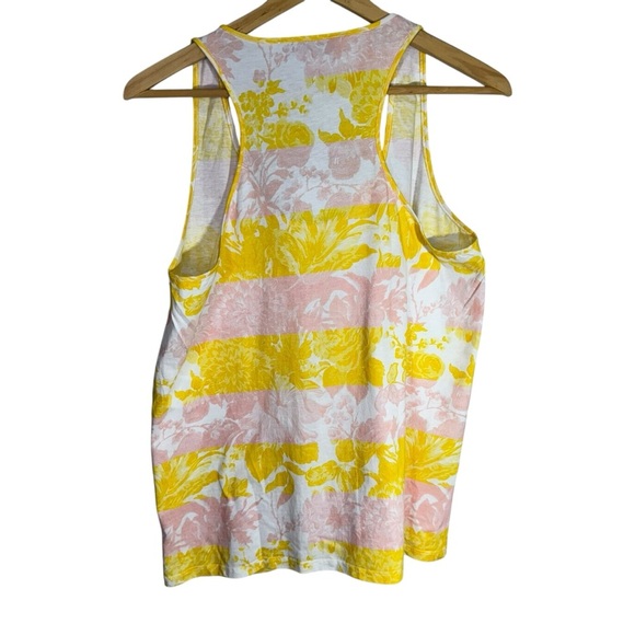 Stella McCartney Striped Floral Tank Top Italian Size 44 or US Size 8 - Picture 10 of 11